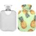 Buy Naanle Cartoon Pineapple Water Bottle | 1L Hot Water Bottle for Hand & Foot Pain Relief | Heat & Cold Therapy | Transparent Design - International Shipping - Buy Online on GoSupps.com