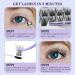 Qeelasee DIY d Curl Eyelash Clusters - 144pcs Natural 0.07 50D Wispy Volume Lashes (8-18mm) - Perfect for Stunning Looks - Buy Online on GoSupps.com