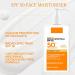 150ml Sunscreen Spf 50+ 150ml Sun Cream For High Sun Protection Invisible Fluid Suncream Very Water+Sweat Resistant Sunblock Brown Spot Reduction Face Sunscreen Sensitive Skin Sun Cream - Buy Online on GoSupps.com