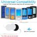 THER TESN Electrodes Pads - 20 Reusable 4x4 cm TENS-EMS Electrode Pads with 2mm Plug-in Connection Perfect for TENS Devices & EMS Trainers - International Shipping Available - Buy Online on GoSupps.com