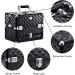 Joligrace Professional Travel Makeup Train Case with Drawer - Black - Buy Online on GoSupps.com
