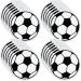 Tinlade 24 Pieces Soccer Mini Notepads 3.15 Inch Sports Notepads Soccer Football Party Favor Sports Party Supplies for Teacher Classroom Birthday Student Rewarding