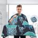 Waterproof Barber Cape - Green Jellyfish & Cheetah Haircut Bib for Men & Women | Unisex Hair Cutting Cape (8rp1a) - Buy Now - Buy Online on GoSupps.com