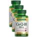 Nature's Bounty CoQ10 Supports Heart Health Dietary Supplement 200mg 80 Rapid Release Softgels (Pack of 3)