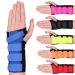 Solace Bracing Cool-Flow Wrist Support (6 Colours) - British Made & NHS Supplied Wrist Brace w/Metal Splint - #1 for Carpal Tunnel Arthritis Tendonitis RSI Fractures & More - Blue - L - Left Large - Left Hand Blue