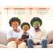 Buy Mikimini Small Black Shower Hoods for Kids 2-Pack Waterproof Hair Protection Soft PEVA Cute & Stretchy Ideal for Bathing - Buy Online on GoSupps.com