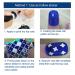 TailaiMei 144 Pieces Nail Vinyls Stencil Sticker Set - 72 Unique Designs for DIY Nail Art - Reusable Decals & Supplies - International Shipping Available - Buy Online on GoSupps.com