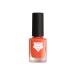 Vegan & Natural Nail Lacquer - Coral Orange 195 Seize the Moment - Natural & Plant-based Ingredients - Shine & Long-Lasting Wear - ALL TIGERS