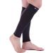 Doc Miller Calf Compression Sleeve - Men and Women - 15-20mmHg - Shin Splint & Varicose Vein Relief - Black - Medium - 1 Pair - Buy Online on GoSupps.com
