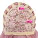 HAIRCUBE 14 Short Curly Bob Wig for Women - High-Quality Synthetic Wig with Bangs in Pink | Lightweight & Stylish - Buy Online on GoSupps.com