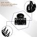 Vsiopy Medium Claw Hair Clips for Women - No Slip, Double Row Jaw Clip (4 PCS) - Style A - Buy Online on GoSupps.com