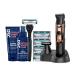 Dollar Shave Club | The Fundamental Grooming Set | Double Header Electric Trimmer, Shave Cream (3 oz), 4-Blade Razor Cartridges (4), Post Shave Dew (3.4 oz) | Our Best Shave Bundle Yet, Black Trimmer, Handle, Razor Cartridges, Shave Cream, Post Shave Dew