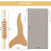 2 Pcs Wooden Gua Sha Tools for Lymphatic Drainage and Anti-Cellulite Massage - Machomby Wood Therapy - Buy Online on GoSupps.com