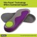 PROFOOT Runner's Knee Orthotic Insole for Women 6-10 | Shock-Absorbing Heel Support & Foot Position Correction | Cushioned Insole for Chondromalacia - Purple - Buy Online on GoSupps.com