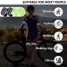 Rafiyu 8-Piece Bicycle Pants Bracket - Elastic Reflective Straps with Velcro for Outdoor Jogging & Cycling - Green & Black Safety Bracelet (35 x 5 cm) - Buy Online on GoSupps.com