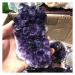 Natural Crystal Rough Natural Amethyst Quartz Purple Crystal Cluster Stones Specimen Home Decoration Crafts Decoration Ornament Crystal Cluster (Size : 180-220g)