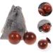 Ultechnovo Handball Training Set - 5 Wooden & Foam Balls for Strength Roller Massage & Portable Exercise - Mahogany & Rosenwood Sports Equipment - Buy Online on GoSupps.com