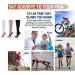 HEEPDD Closed Toe Compression Stockings for Men - Knee-High Sweat-Absorbing Breathable Design to Reduce Swelling - Ideal for Cycling S/M - Buy Online on GoSupps.com