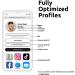 Social Master NFC Business Card - Instant Contact and Social Media Sharing - Gray - iOS and Android Compatible - Buy Online on GoSupps.com