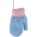 Kids Toddlers Winter Thermal Gloves Mittens - Blue | Ages 1-4 | Fleece Lined, Anti-Lost String - Buy Online on GoSupps.com