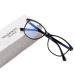 Madison Avenue Blue light filter glasses women TR90 blue -light glasses computer glasses for playing metal hinge glasses blue light filter without prescription black