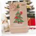 TINEASUR 1 Set DIY Advent Calendar Bags Christmas Tree Decorations Santa Bags Christmas Calendar Bags Rope As Shown 18.00X9.00X1.00CM - Buy Online on GoSupps.com