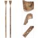 Healvian 2-Pack Long Handle Back Scratchers 17 Wooden Handheld Massagers for Itch Relief | Durable Back Scratchers for Easy Self-Care - Buy Online on GoSupps.com