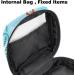 Sanitary Napkin Storage Bag | Menstrual Cup Pouch | Large Capacity Makeup Organizer | Coral Conch Stripe Design | Multi-Colored | Girls Travel Essential - Buy Online on GoSupps.com