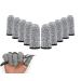 Finger Cots Cut Resistant Protection Thumb Protector Finger Covers for Cuts Reusable and Durable Finger Sleeve Protectors for Kitchen Work Instrument Sculpture Supplies(10 Pcs)