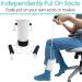 Easy Sock Aid for Compression Socks | Adjustable Cords & No Bending | Ideal for Pregnant & Elderly - Buy Online on GoSupps.com
