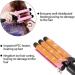 Nebula-X Three Barrel Curling Iron Wand - 1 Inch Ceramic Tourmaline Triple Barrels Dual Voltage Crimp (Pink) - Buy Online on GoSupps.com