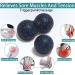 Fascia Ball Set for Deep Tissue Massage | Peanut & Lacrosse Balls for Neck Back & Foot Relief - Blue - Buy Online on GoSupps.com
