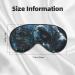 SSIMOO Hacker Attack Soft Sleep Eye Mask - Breathable Eye Patch for Women Ideal for Travel & Relaxation Black - Buy Online on GoSupps.com