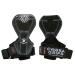 2018 Cobra Grips Flex Model Weight Lifting Gloves Heavy Duty Straps Alternative Power Lifting Hooks for Deadlifts with Padded Wrist Wrap Support Bodybuilding Small Black Leather