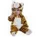 Doladola Baby's Hooded Onesies Cartoon Animal Romper Baby Loungewear Newborn Outfits Jumpsuit 6-12 Months Tiger