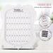 Nail Art Display Stand Tips Display Stand Rack Holder for Beauty Personal Care Floral Design 48 Colors Nail Polish Gel Card Nail Art Practice Tool - Buy Online on GoSupps.com