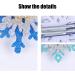 Christmas Themed Snowflake Hair Grip Elegant Christmas Snowflake Hair Clip Embellished with Rhinestones Blue Heart Model - Buy Online on GoSupps.com