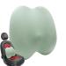 Backrest Cushion Waist Protection Lumbar Support Pillow Car Backrest Cushion Ergonomic Summer Waist Protection Soft Sponge Car Waist Pad Green