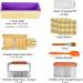 Artcome Multi-Function Adjustable Wood Soap Making Mold Kit with Stainless Steel Cutters | Rectangular Silicone Mold Set - Buy Online on GoSupps.com