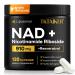 TKTALKER NAD Supplement 910MG Liposomal Nicotinamide Riboside with Resveratrol & Quercetin Anti-Aging Cellular Energy Mental Focus & Stamina & Healthy Women & Men 120 Capsules