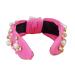 Bidadary Rhinestone Headband - Crystal Jeweled Wide Hairband for Women in Pink - Buy Online on GoSupps.com