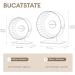 Super-Silent 26cm Hamster Exercise Wheel for Small Pets | BUCATSTATE Starlight-2.0-Transparent - Buy Online on GoSupps.com