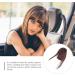 Minkissy Clip in Bangs Human Hair Extensions on Fringe Bangs with Net for Women One Piece Hairpiece Dark Bangs Hair Clip Dark Brown - Buy Online on GoSupps.com