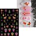 JMEOWIO 10 Sheets Christmas Pink Nail Art Stickers Decals Self-Adhesive Snowflake Winter Holiday Cute Elk Nail Supplies Nail Art Design Decoration Accessories - Buy Online on GoSupps.com