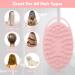 YONOY 2 Pack Silicone Body Scrubber - Gentle Exfoliating Bath & Shampoo Brush for Sensitive Skin - Scalp Massager & Double-Sided Body Brush - Lathers Well - Buy Online on GoSupps.com