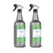 Ferdoclean organic plastic cleaner for window frames garden furniture & more |2 x 1000ml cleaners for all plastic surfaces |PVC cleaner against stubborn dirt 500 ml (2 pack)