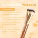 Premium Kabuki Makeup Brush - Versatile Foundation Brush for Cream Powder & Liquid - Synthetic Hair for Flawless Blending - Buy Online on GoSupps.com