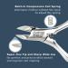 AVXIGO FIELD Professional Ingrown Toenail Clipper for Thick Nails and Seniors - Surgical Grade Stainless Steel with Compression Coil Spring & Curved Blade - Includes Microfiber Cloth - Buy Online on GoSupps.com