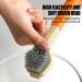 Dish Wash Brush with Handle - Dish Brush Kitchen Scrub Brush - Dish Scrubber Silicone Soft Bristles Scrub Brush Comfortable Grip Brushes for Kitchen Sink Pans Pots Skillet Cleaning Dtt - Buy Online on GoSupps.com