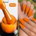Venalisa 7.5ml Neon Orange Color Nail Gel Polish For Nail Art Manicure Top Coat Soak Off Enamel UV Gel Varnish - Buy Online on GoSupps.com
